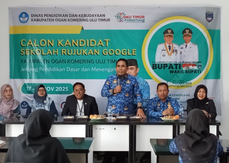 26 Sekolah di OKU Timur Masuk Kandidat Sekolah Rujukan Google, Terbanyak di Sumsel