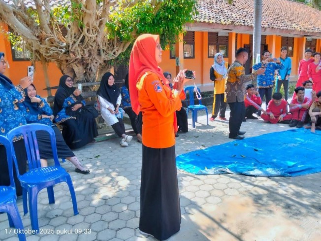 BPBD OKU Selatan Edukasi Siswa SMKN 01 Tentang Kesiapsiagaan Bencana