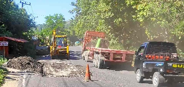 Jalinsum yang Rusak Mulai Diperbaiki 