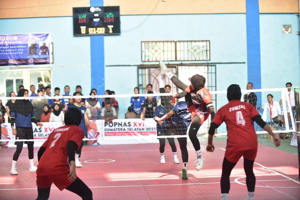 Takraw Putri Sumsel Dulang Emas Sumsel Bertahan di Peringkat 6