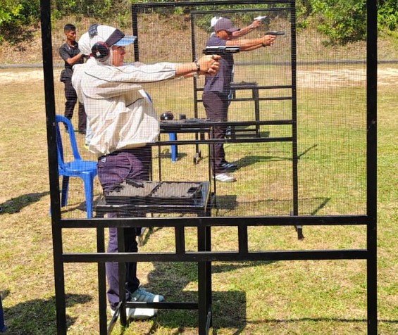 Perkuat Soliditas, Forkopimda Prabumulih Gelar Latihan Menembak Bersama