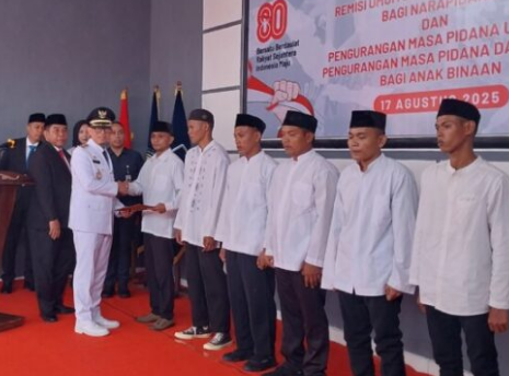 10 Warga Binaan Rutan Baturaja dapat Remisi Bebas