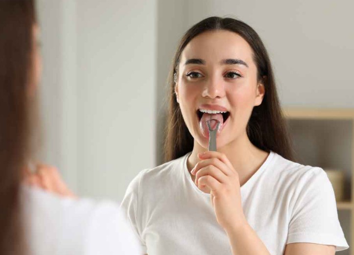 5 Manfaat Tongue Scraping yang Jarang Diketahui, Bikin Napas Lebih Segar