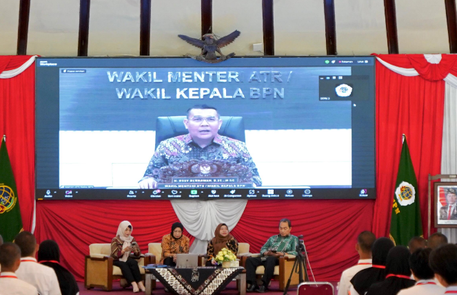 Wamen Ossy Titip Tiga Nilai yang Perlu Dipedomani Taruna/i STPN