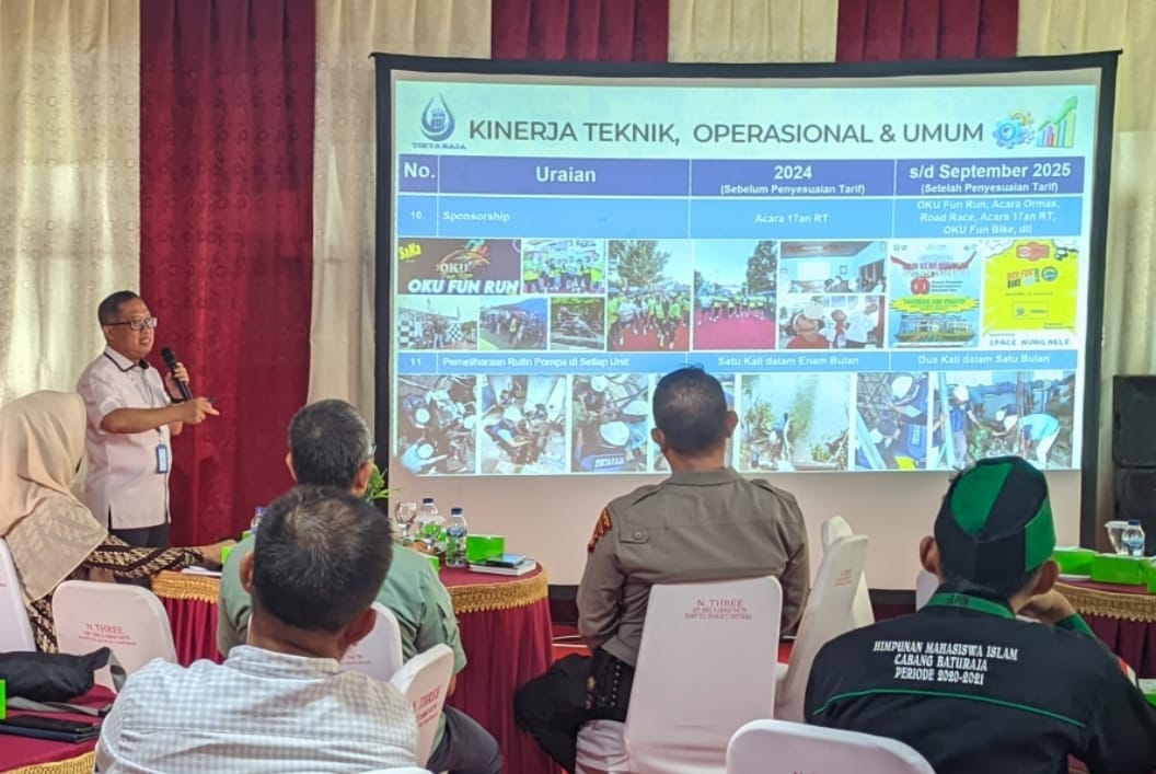 Perumda Tirta Raja OKU Buktikan Kinerja Lewat Data dan Dampak Kualitas Layanan! 