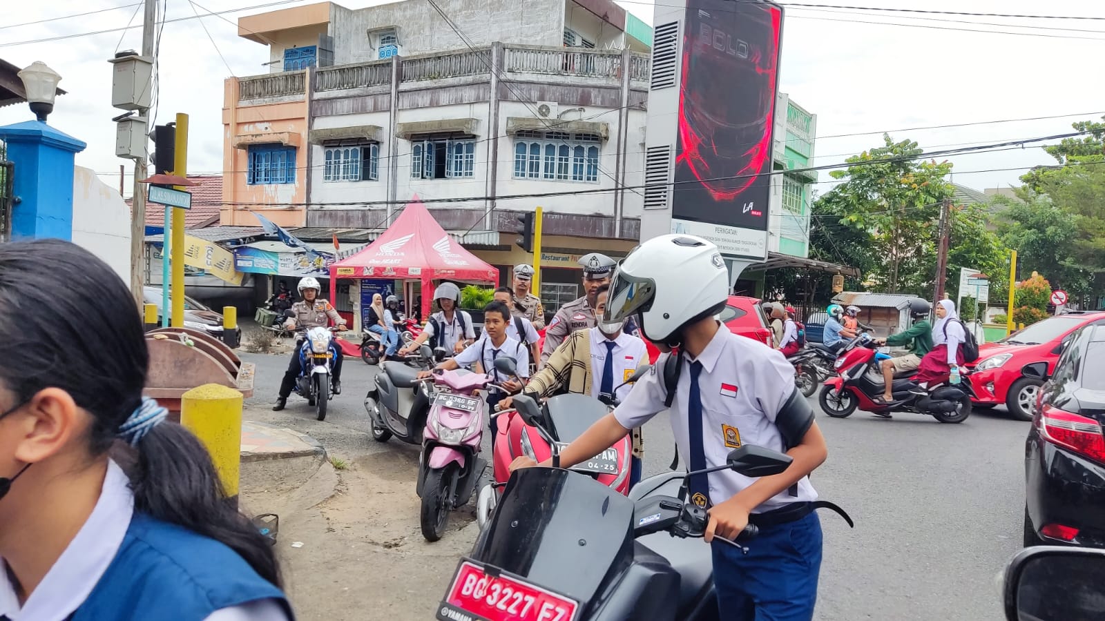 Dipakai Anak ke Sekolah, Motor Dinas Terjaring Razia