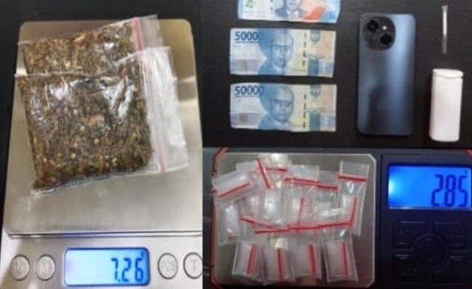 Dua Pria di OKU Diduga Pengedar Narkotika Ditangkap Polisi