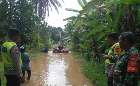 Pasca Luapan Sungai Ogan, 82 Rumah di OKU Terendam Banjir