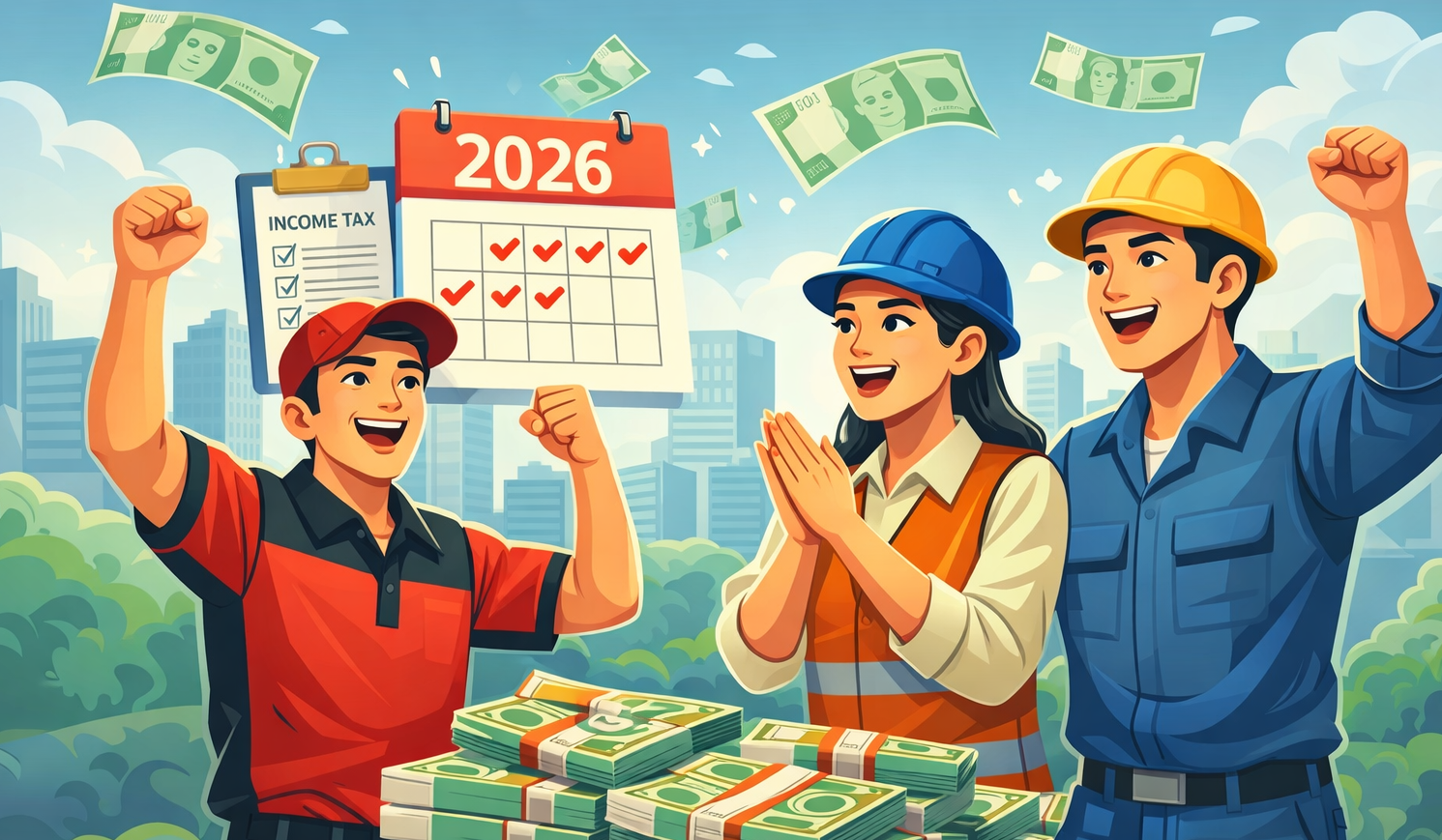 TOK! Gaji Pekerja di Bawah Rp10 Juta Bebas PPh Sepanjang 2026, Ini Kriterianya