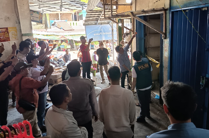 Penyegelan Enam kios di Pasar Atas OKU Kembali Diperiksa Polisi
