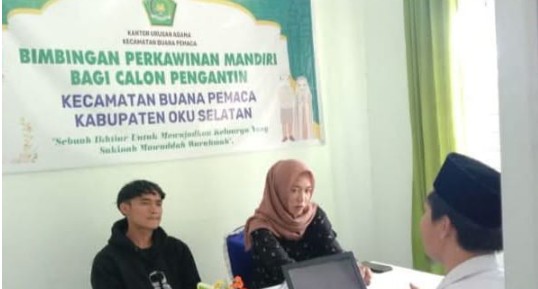 Catin Datangi KUA Buana Pemaca untuk Pembinaan Pra-Nikah