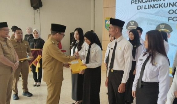 21 CPNS Terima Petikan SK, Wajib Mengabdi di OKU Selama 10 Tahun