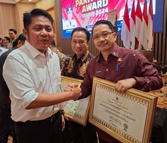 4.914 Pekerja Miskin Ekstrem Terlindungi, OKU Selatan Sabet Paritrana Award 2024