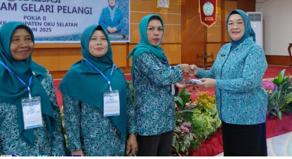 Dorong Keluarga Mandiri, TP PKK OKU Selatan Gelar Sosialisasi Gelari Pelangi