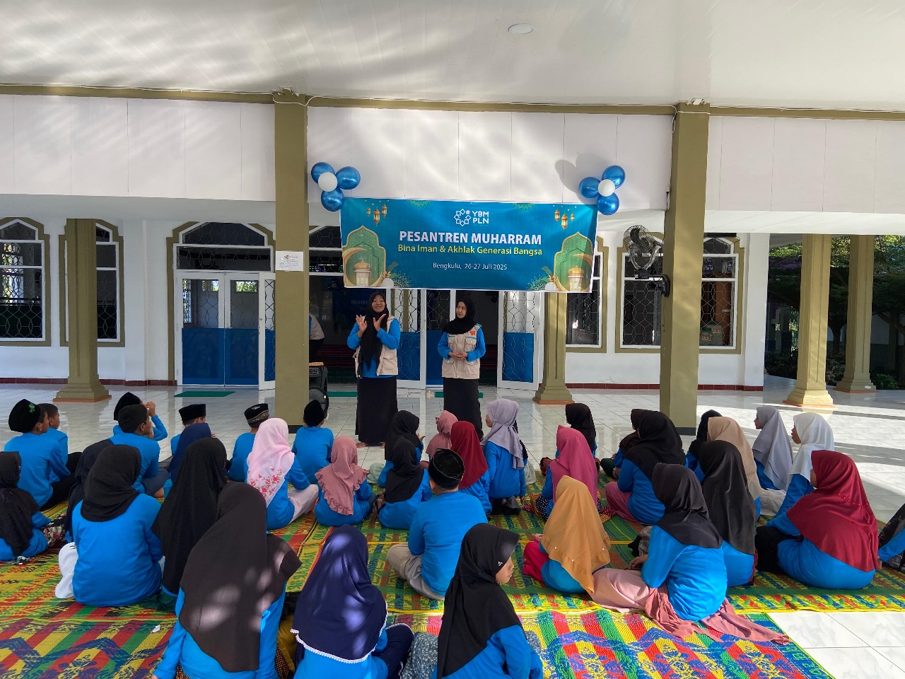 Semarak Kemerdekaan! YBM PLN UP3 Bengkulu Tanamkan Nilai Nasionalisme Lewat Pesantren Muharam