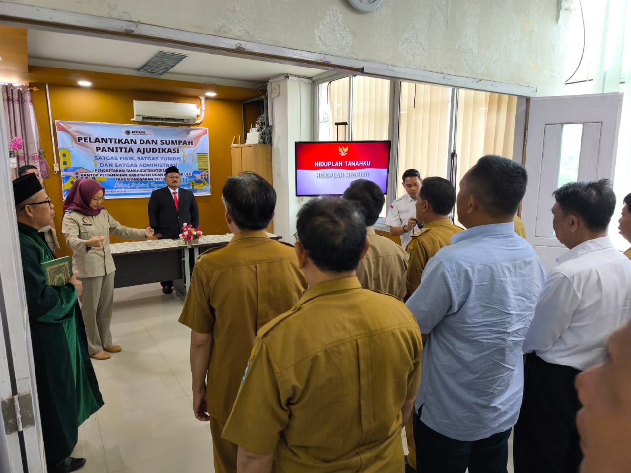 Kantor Pertanahan OKU Lantik Tim Ajudikasi dan Satgas PTSL 2025