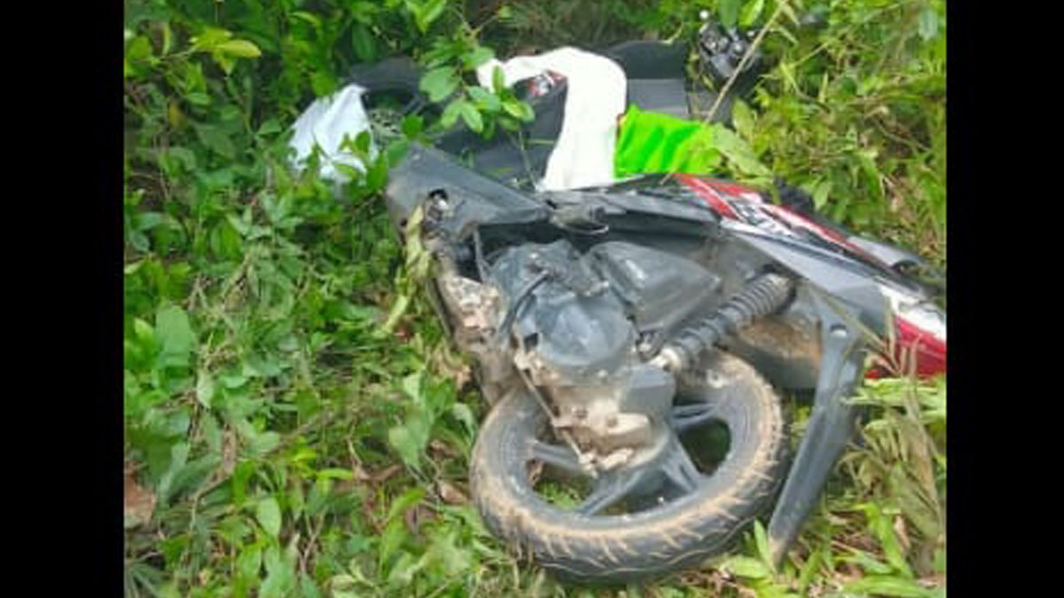 Pelaku Begal Kabur, Motor Hasil Rampokan Dibuang 