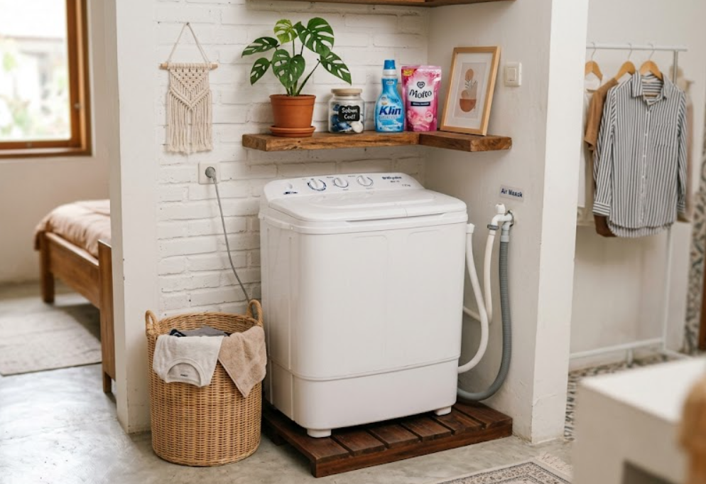 Tinggal di Kos? Ini Mesin Cuci Paling Worth It 2026 yang Wajib Kamu Punya