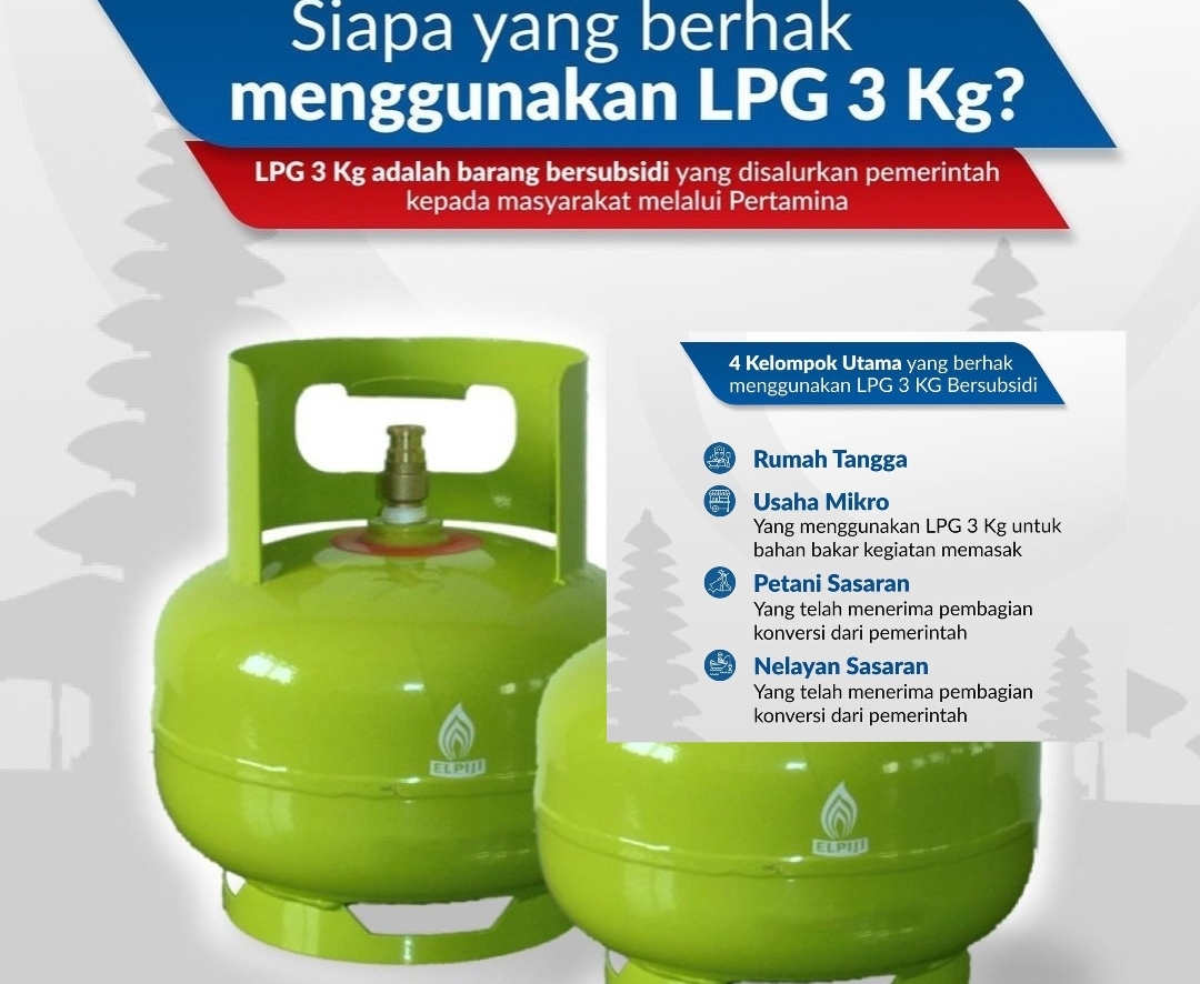 Ingat, Pengguna LPG Tabung 3 kg Wajib Mendaftar ke Sini 