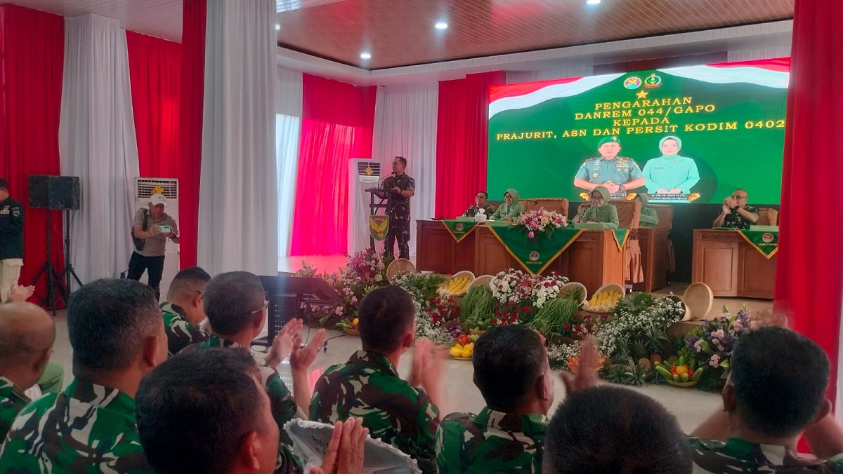 Danrem Ingatkan Anggota Jauhi Judi Online dan Narkoba