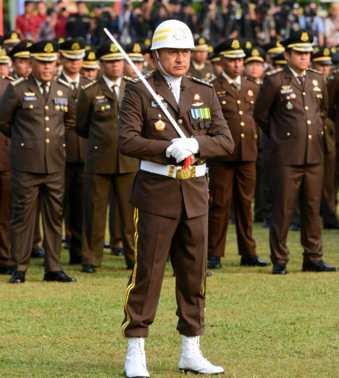 Kolonel Cpm Andi Suci Agustiansyah  Komandan Upacara, Ini Pesan Jokowi  di Hari Bhakti Adhyaksa