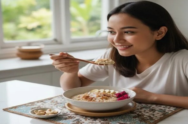 Oatmeal Jadi Andalan Sahur Sehat, Bikin Kenyang Lebih Lama Saat Puasa