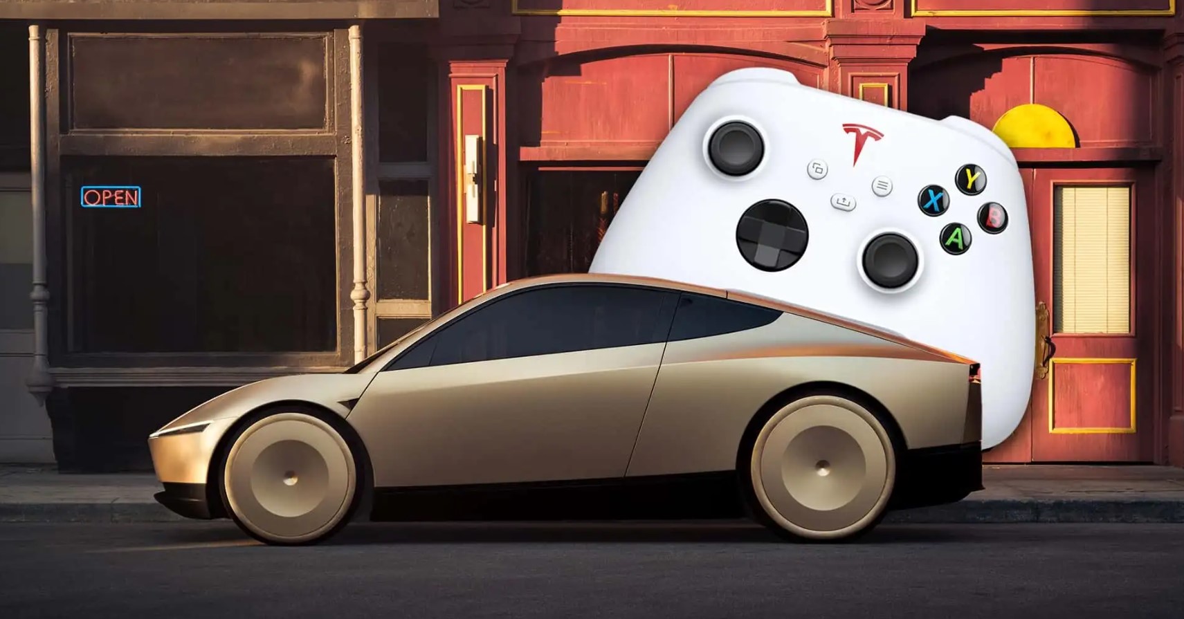 Tesla CyberCab, Kendaraan Masa Depan dengan Kendali Mirip Xbox