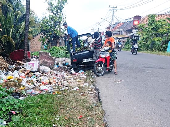 Tumpukan Sampah di Kabupaten OKU Makin Terkesan Kumuh, Bikin Malu Status Adipura
