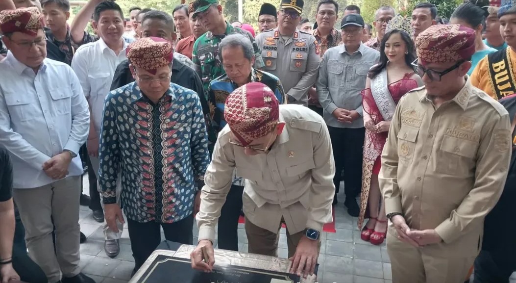 Bupati OKU Teddy meilwansyah Dampingi Menbud RI Fadli Zon Resmikan Museum Gua Harimau Modren