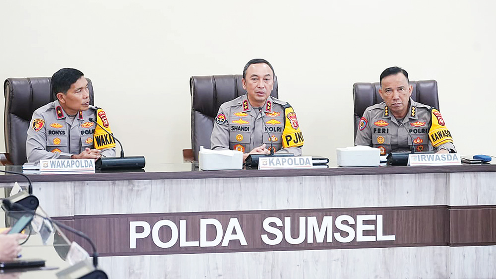 Kapolda Sumsel Berikan Instruksi ke Jajaran Jelang Kunker Kapolri