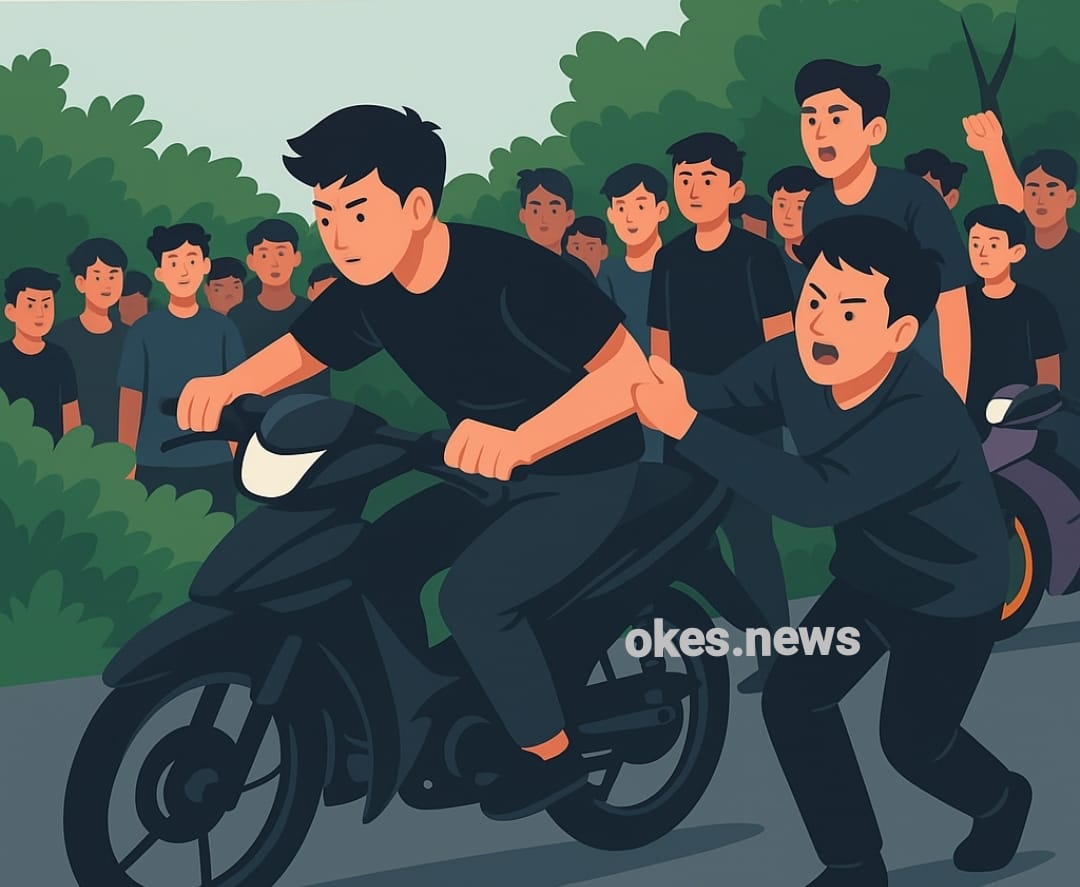  Balap Liar di Lubuk Batang OKU Bikin Warga Resah, Nyawa Jadi Taruhan