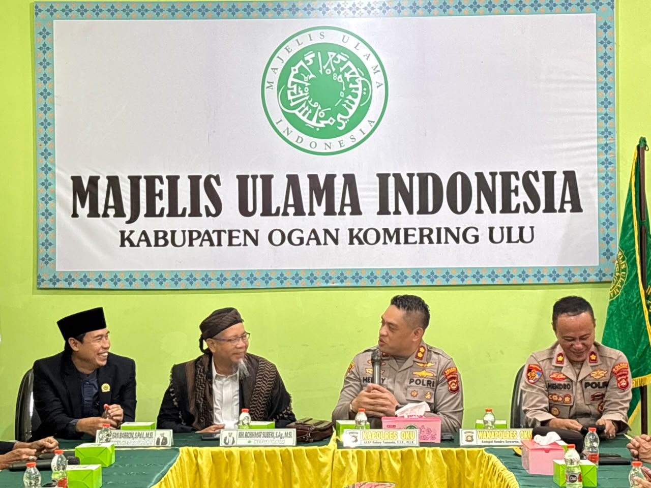 Kapolres OKU Jalin Silaturahmi dengan Tokoh Agama