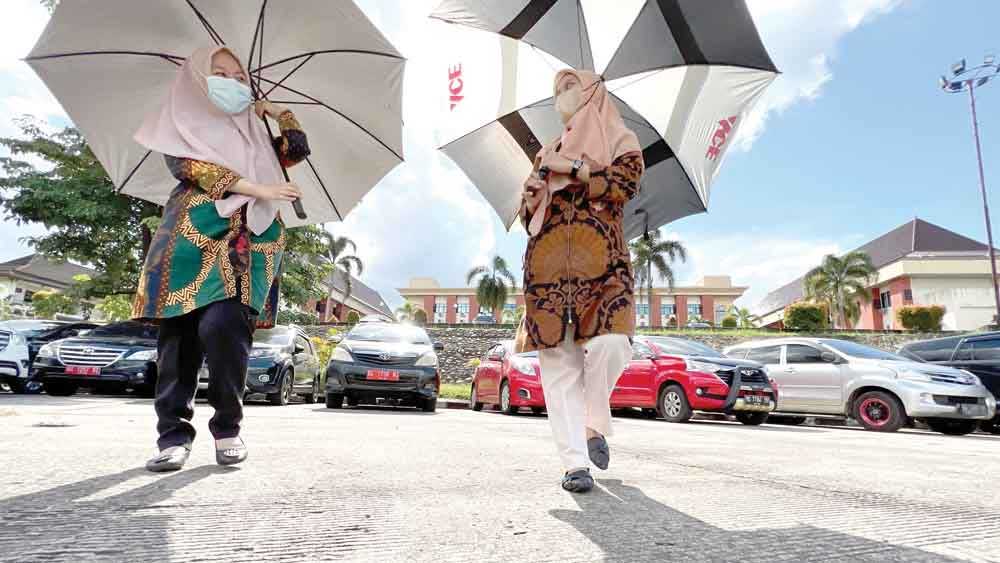 Kota Palembang Panas Lebih dari 36 Derajat Celcius