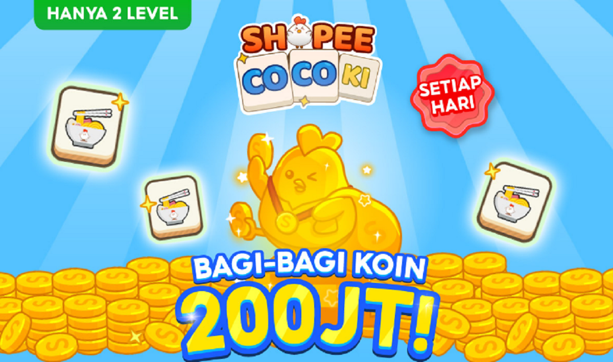 Taktik Jitu Strategi Game Shopee Cocoki  level 2 Berhadiah 200 Juta