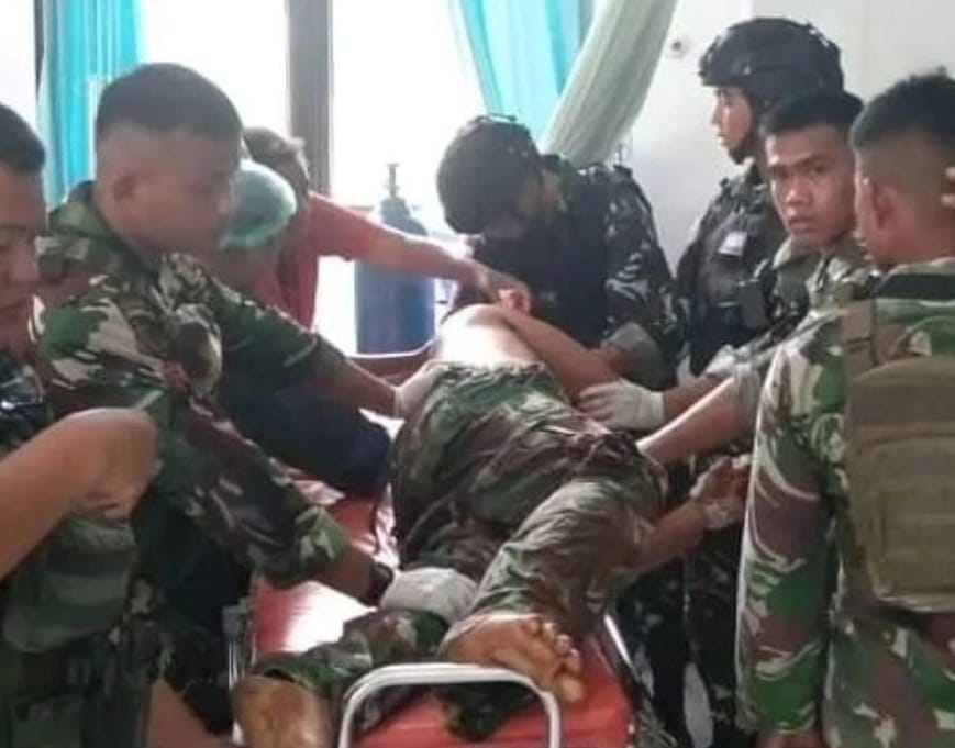Brutal di Saat Natal, KKB Serang 2 Prajurit TNI dan Kondisinya Memprihatinkan