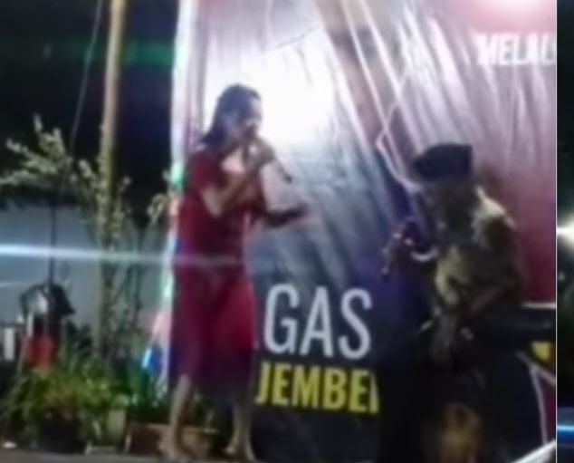 VIRAL !!! Kades Ambruk Saat Bernyanyi Bersama Biduan, Begini Penjelasan Sang Istri  