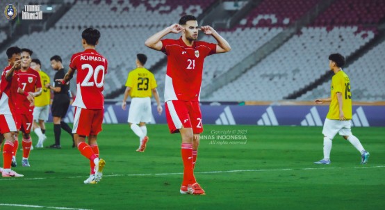 Jens Raven Cetak 6 Gol, Indonesia U-23 Libas Brunei 8-0