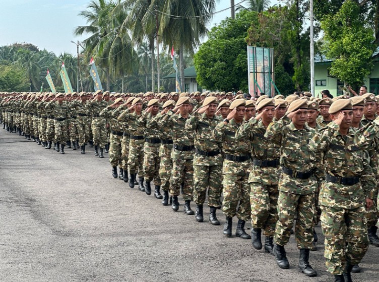 949 Pemuda Lampung Lulus Pendidikan Militer Komcad SPPI