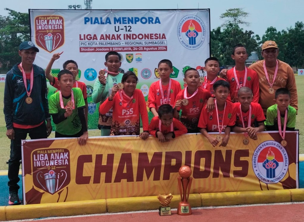 Raih Tim Fairplay, Palembang Soccer Skills Satu-Satunya SSB Asal Sumsel Masuk 4 Besar Piala Menpora U-12