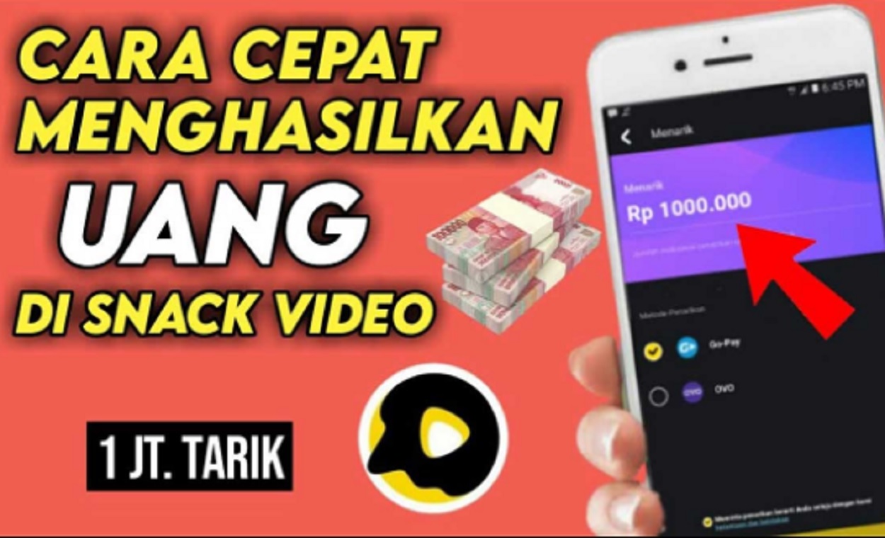 Seutuhnya Jadi Kreator di Snack Video Hasilkan Uang Jutaan RUpiah Tanpa Undang Teman 2023