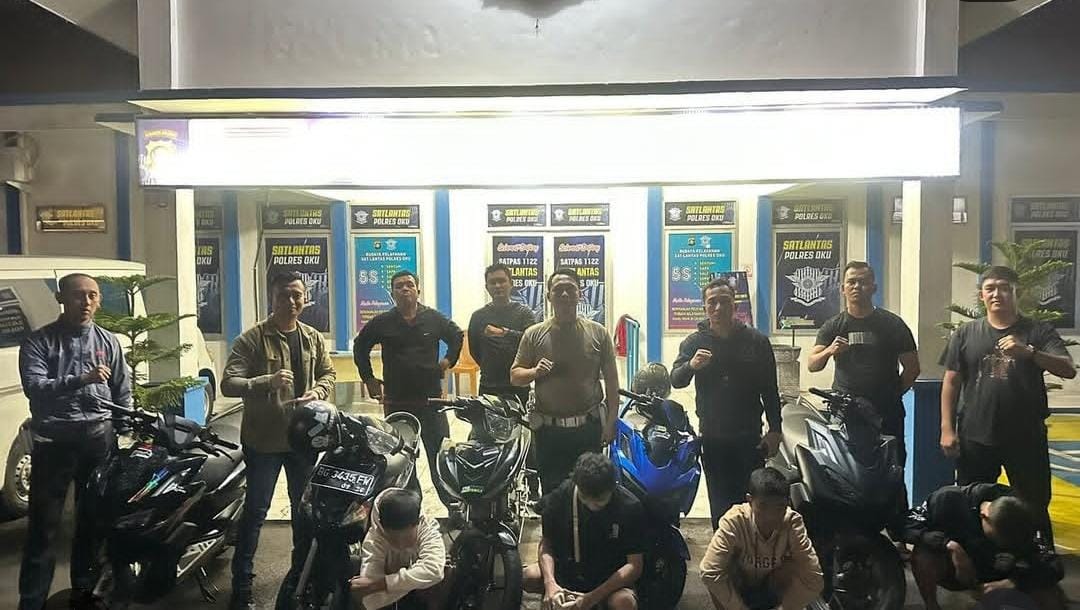 Meresahkan, Polres OKU Gencarkan Penertiban Balap Liar 