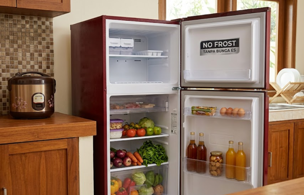 Rekomendasi Kulkas Tanpa Bunga Es di Bawah Rp3 Juta 2026, Hemat Listrik!