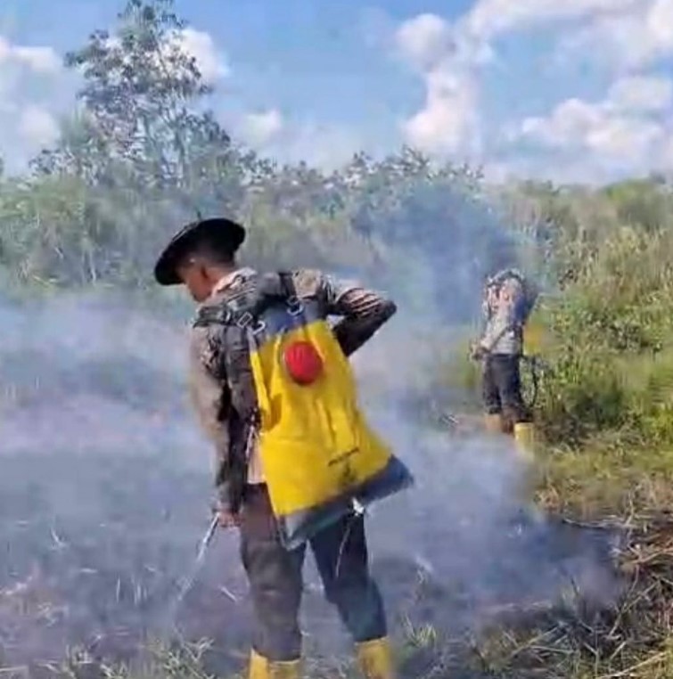 Tim Gabungan Sukses Padamkan Kebakaran di Sungai Rambutan