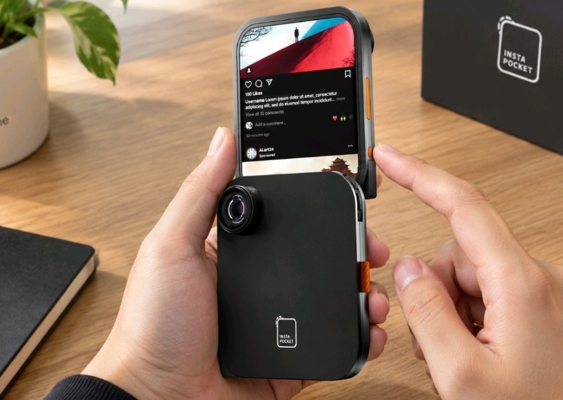 InstaPocket: Konsep Kamera Saku Khusus Konten Kreator, Apa Bedanya dengan HP?