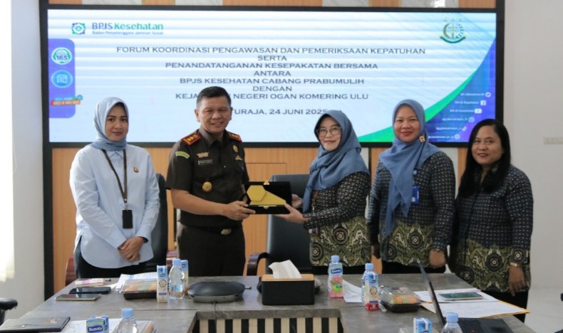 Kejari OKU Teken MoU dengan BPJS, Tindaklanjuti Tunggakan Iuran JKN