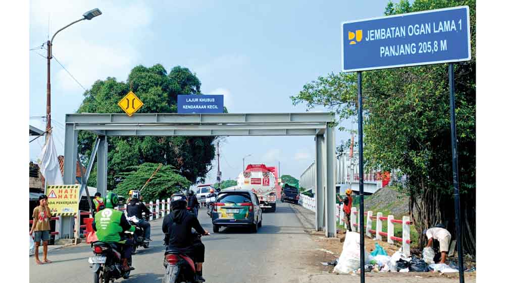 Tutup Sementara Jembatan Ogan Lama I