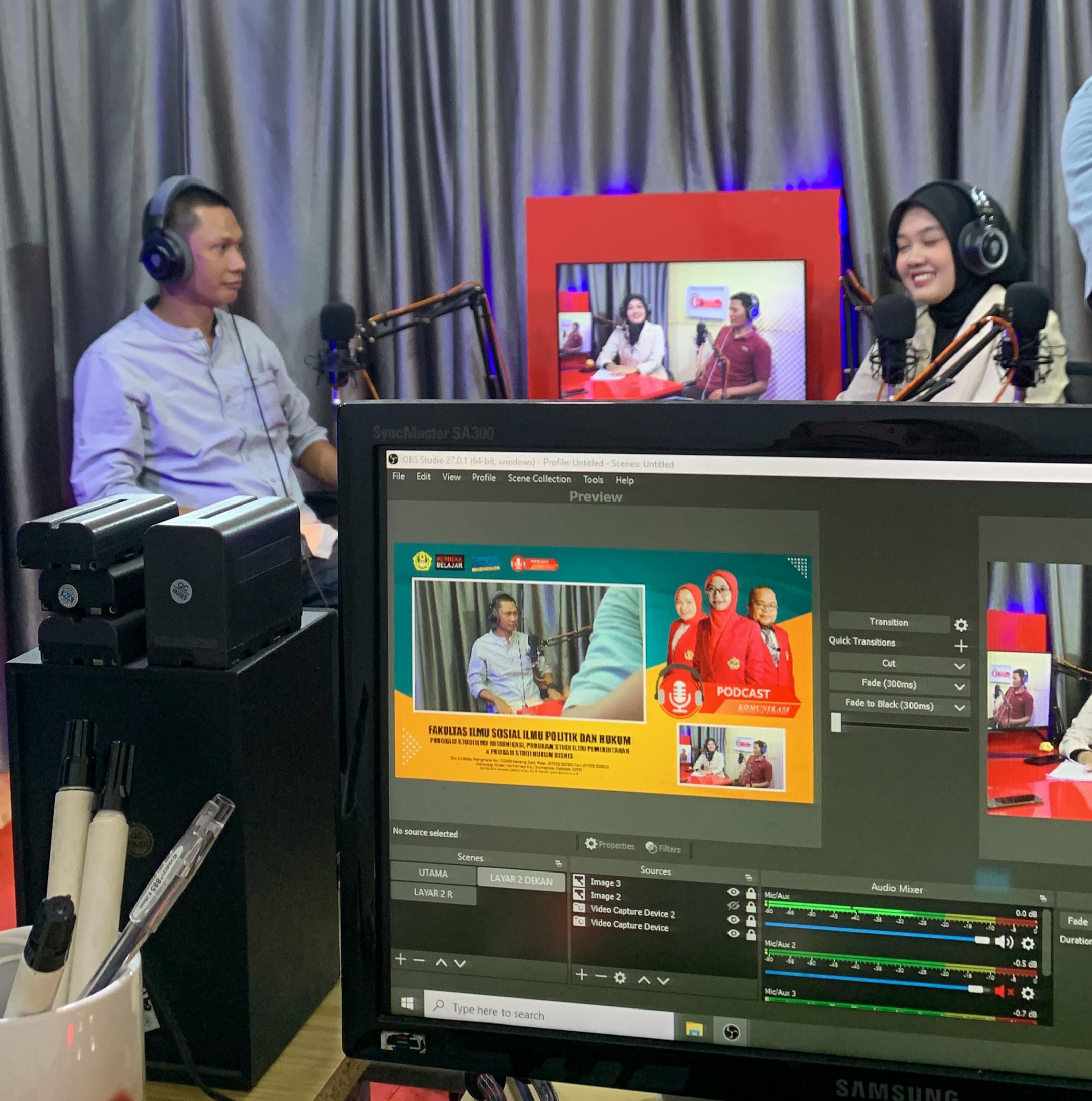 Podcast FISIP Unbara TV Jadi Wadah Mahasiswa Asah Kemampuan Publik