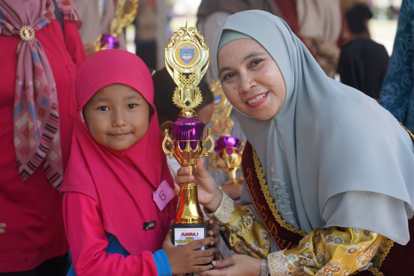 Gebyar Literasi PAUD OKU Timur, Dorong Kreativitas dan Minat Baca Anak