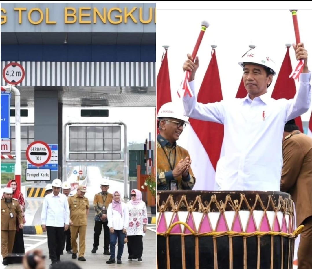 Jokowi Pukul Alat Tradisional Doll Saat Peresmian Tol Bengkulu, Tak Sembarang Orang Boleh Mainkan Doll?