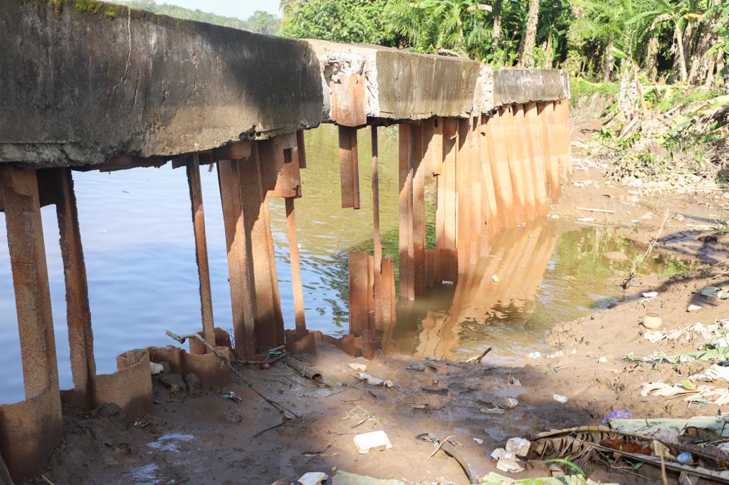 Pj Bupati Muba: Tembok Penahan Sungai Musi Keropos Nyaris Roboh 